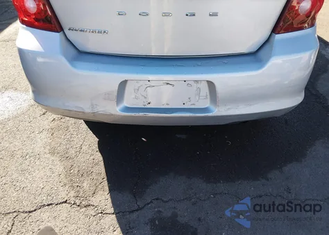 2012 Dodge Avenger Se из США, поврежденный, VIN 1C3CDZAB0CN237976